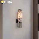 Ljojo Marble Wall Lamp - Elegant LED Copper Sconce for Home Decor