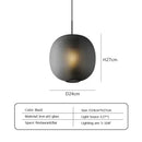 Ljojo™ Nordic Glass Pendant Lamp Hanging Light E27 Bulb