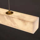 Modern Luxurious White Jade Marble Chandelier For Living Room, Pure Copper, Dining Room, Home Decor by Ljojo