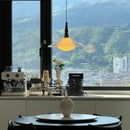 Nordic Canopy Shaped Glass LED Pendant Lights Vintage Stylish Chandelier by Ljojo