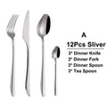 Ljojo 21-Piece Stainless Steel Cutlery Set - Mirror Finish Elegant Tableware