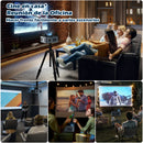 Ljojo™ 4K Android Projector 25000 Lumen Full HD 1080P Home Theater 3D Film WiFi