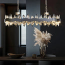 Ljojo LED Crystal Chandelier: Luxury Modern Living Room Pendant Lamp