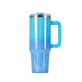 Ljojo 40oz Tumbler with Handle & Straw - Double Wall Vacuum Insulated Stainless Steel Cup