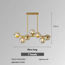 Ljojo Modern Minimalist Luxury Coffee Shop Bar Counter Glass Nordic Lighting Fixtures