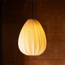 Wabi-Sabi Pleated Fabric Pendant Lights for Dining Room by Ljojo - Elegant E27 Chandelier Lighting
