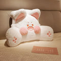 Ljojo Meow Cushion Bedhead Backrest Pillow - Large Bedroom Backrest Cushion