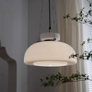 Nordic Glass Bowl LED Pendant Light Minimalist for Bedroom Dinning Room Chandelier by Ljojo