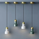 Ljojo Marble Pendant Chandelier for Kitchen Bar Counter and Bedside Lighting