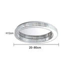 Italian Crystal Ceiling Lamp High-end Luxury Modern LED Interior Decoration for Living Room by Ljojo