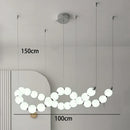 Modern LED Pendant Light for Living Dining Kitchen Chandelier by Ljojo - Minimalist Home Decor Fixtures
