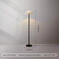 Ljojo Bamboo Floor Lamp: Retro Chinese Style Standing Table Light for Living Room & Bedroom