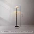 Ljojo Bamboo Floor Lamp: Retro Chinese Style Standing Table Light for Living Room & Bedroom