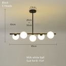 Nordic Modern Minimalist LED Chandelier for Dinning Room | Eye-protection Pendant Lights by Ljojo