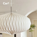 Origami Pumpkin Chandelier Lamp: Japanese Wabi-sabi Style Study Restaurant - Ljojo