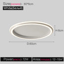 Ceiling Lamps - Modern Round Minimalist LED Lamp for Bedroom Study All Room by Ljojo