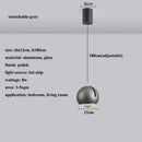 Adjustable LED Circular Pendant Light Stretchable Hanging Lamp - Modern Bedroom Lighting by Ljojo