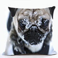 French Bulldog & Pug Dog Pillowcase by Ljojo - Decorative Animal Polyester Cushion Cover