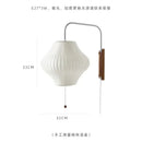Italian Design Minimalist Flying Saucer Silk LED Wall Lamp for Bedroom Living Room by Ljojo