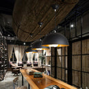 Industrial Black Ceiling Pendant Lamp E27 for Restaurant Dining | Ljojo
