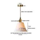 Ljojo Milky White Resin LED Pendant Light for Home Decor