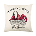 Christmas Decor Pillow Cover 18x18 in Linen Throw - Ljojo Home Decor