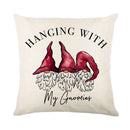 Christmas Decor Pillow Cover 18x18 in Linen Throw - Ljojo Home Decor