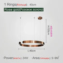 Nordic Designer Pendant Light: Round LED Chandelier for Dining Room by Ljojo