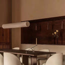 American Wabi Sabi Long Shape Fabric Pendant Light by Ljojo for Living Room and Bedroom Decor