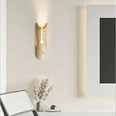 Cave Stone Yellow Travertine Wall Light Retro LED for Bedroom by Ljojo