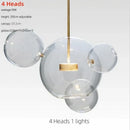 Italian Glass Bubble Ball Pendant Chandelier for Kitchen Island - Ljojo Luxury Lighting