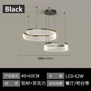 Ljojo Minimalist Circular Chandelier Pendant Lamp for Minimalist Living and Dining Rooms