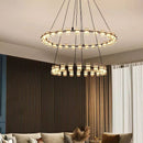 LED Pendant Light Luxe Glass Acrylic Chandelier | Ljojo