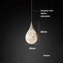 Ljojo Marble Art LED Chandelier - Luxury Dining Room Ceiling Lighting