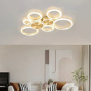 Modern LED Ceiling Light Fixture Brushed Aluminum Living Room Dining Bedroom Lamp Ljojo