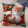 Christmas Santa Claus Pillowcase - Ljojo Christmas Day Party Sofa Decoration Gift