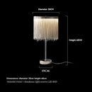 Ljojo Luxe Tassel Floor Lamp: Modern Art Light for Living Room & Bedroom