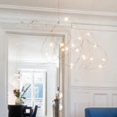 Ljojo Luxury LED Star Chandelier Room Decoration Pendant Light Fixture