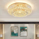 Large Crystal Ceiling Chandelier Classic Luxury Led Lampara Gold Round Ceiling Lights Home Decor Lustre Home Appliance by Ljojo