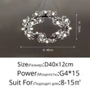 Dandelion Flower Chandelier LED Romantic Home Decoration Ljojo Bouquet Lamp