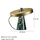 Ljojo Marble Table Lamp: Minimalist Modern Luxury Stone Light for Bedroom or Hotel