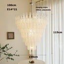Ljojo Murano Glass E14 LED Indoor Chandelier for Villa - French Art Home Deco