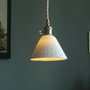 Ceramic Pendant Light Translucent White Retro Chinese Style for Restaurant & Bar by Ljojo