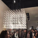 Modern Minimalist Luxury LED Pendant Lights Cube Chandelier for Home Decoration by Ljojo