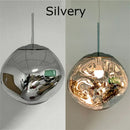 Ljojo LED Pendant Lava Lamp: Modern PVC Lighting for Home Decor & Kitchen Fixtures