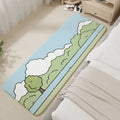 Ljojo Minimalist Bedroom Lamb Wool Floor Mat