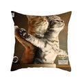Christmas Deer & Rabbit Winter Pillow Case - Ljojo Home Decor Collection
