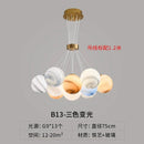 Ljojo Magic Bean Nordic Cream Chandelier - Modern Bedroom Lighting