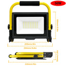 Ljojo™ Skyworld 30-200W LED Portable Work Light, Adjustable Floodlight 110V 220V