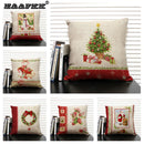 Ljojo Merry Christmas 45x45CM Cushion Cover for Home Decor